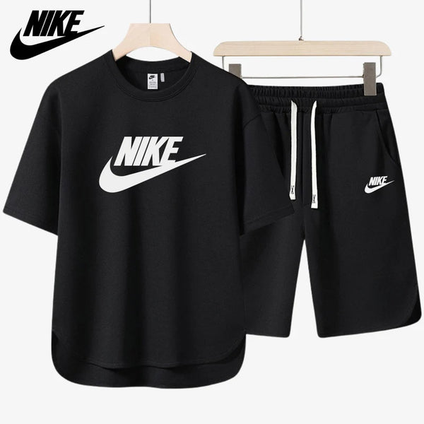 NIKE – Conjunto completo de camiseta y pantalones cortos casuales 2025
