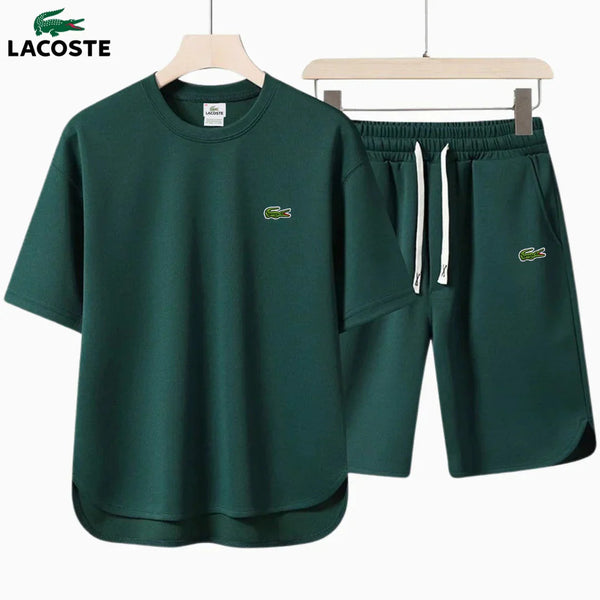 LACOSTE – Conjunto básico compuesto por camiseta y pantalones cortos