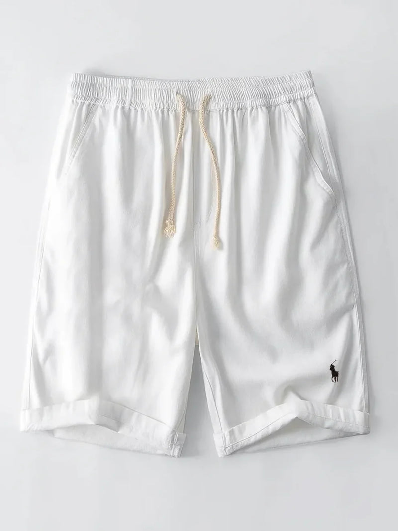 Conjunto de Camisa Cubana a Rayas y Shorts para Hombre